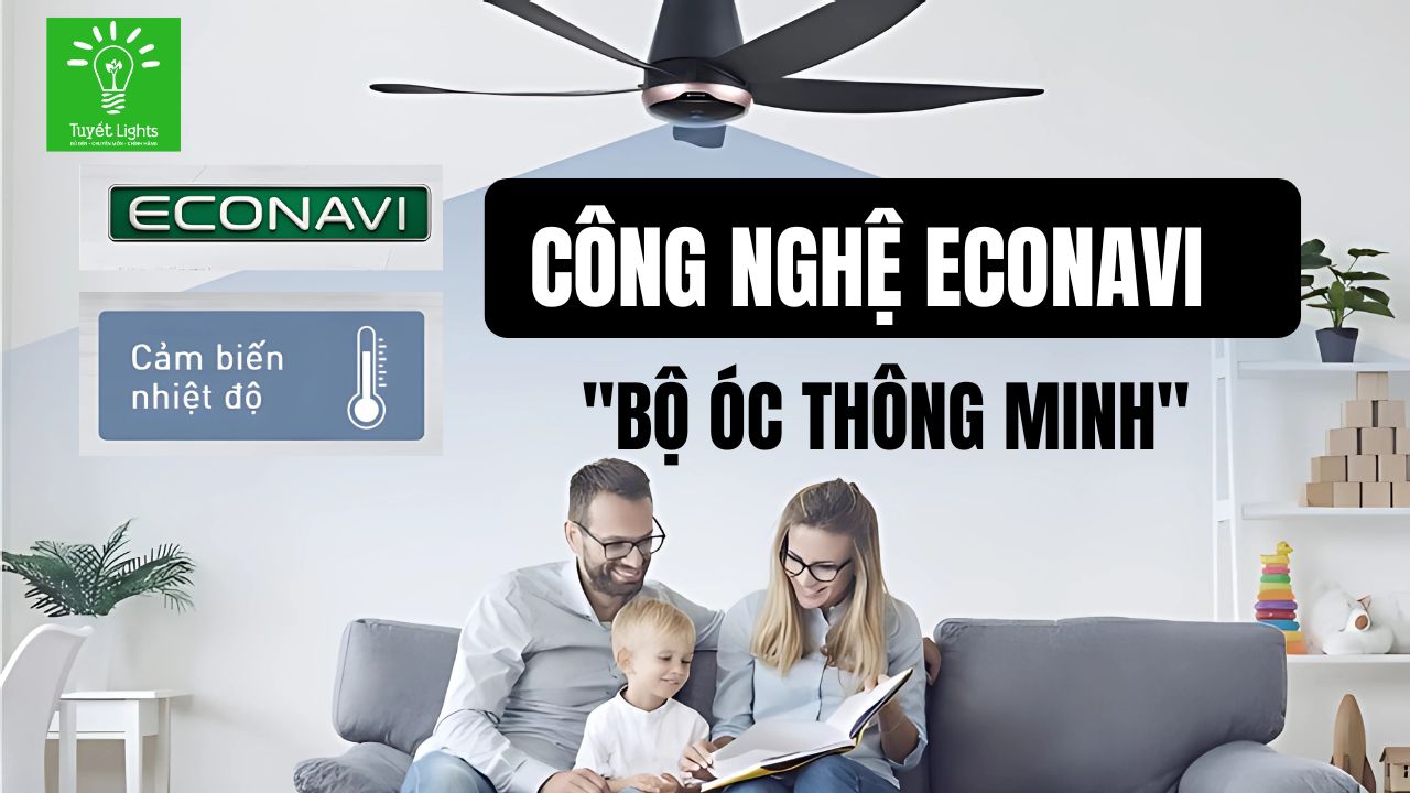 CÔNG NGHỆ ECONAVI CỦA QUẠT TRẦN PANASONIC CÓ GÌ HOT ?